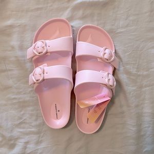 Stoney Clover Lane x Target Pink Sandals
